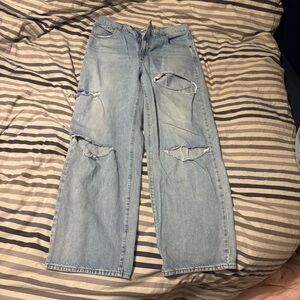 Levi High Waisted Straight Jeans